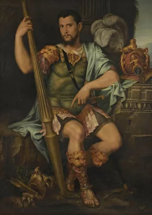 Portrait Of A Nobleman, Presumed To Be Jean De Dinteville, As St George by Francesco Primaticcio Oil Painting