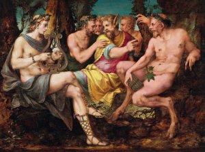 The Judgment Of Midas by Francesco Primaticcio Oil Painting