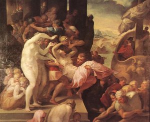 The Rape of Helene Oil painting by Francesco Primaticcio