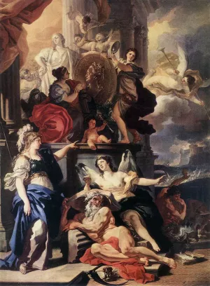 Allegory of Reign by Francesco Solimena - Oil Painting Reproduction