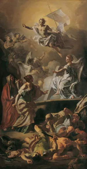 Auferstehung Christi by Francesco Solimena Oil Painting