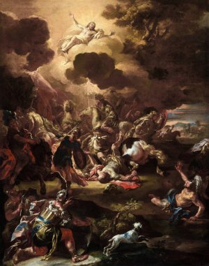 The Conversion of Saul by Francesco Solimena Oil Painting