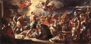 The Martyrdom of Sts Placidus and Flavia by Francesco Solimena Oil Painting