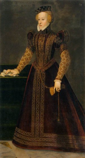 Archduchess Barbara by Francesco Terzio Oil Painting