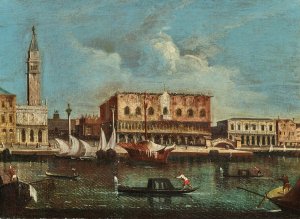 San Marco Basin, Venice by Francesco Tironi Oil Painting