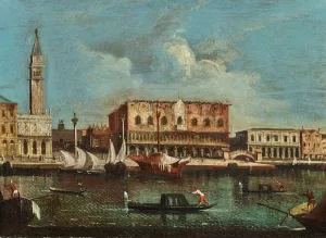 San Marco Basin, Venice by Francesco Tironi Oil Painting