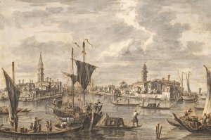 View of Mazzorbo by Francesco Tironi Oil Painting