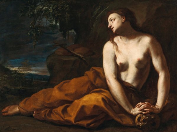 Mary of Egypt by Francesco Trevisani - Hand-Painted Oil Painting Reproduction