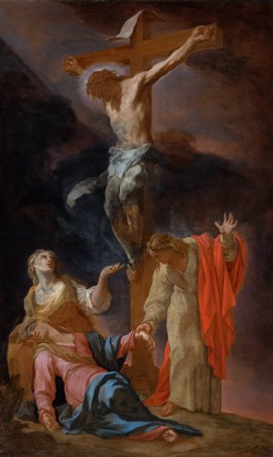 The Crucifixion by Francesco Trevisani Oil Painting