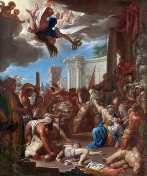 The Martyrdom of the Seven Sons of Saint Felicity by Francesco Trevisani Oil Painting