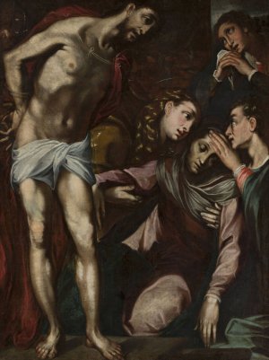 Pieta by Francesco Vanni Oil Painting