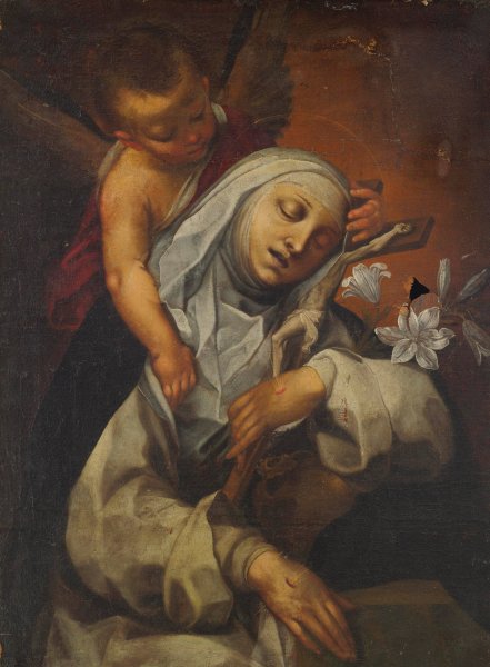 St. Catherine Of Siena by Francesco Vanni - Hand-Painted Oil Painting Reproduction