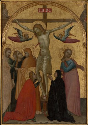 The Crucifixion by Francescuccio Ghissi Oil Painting