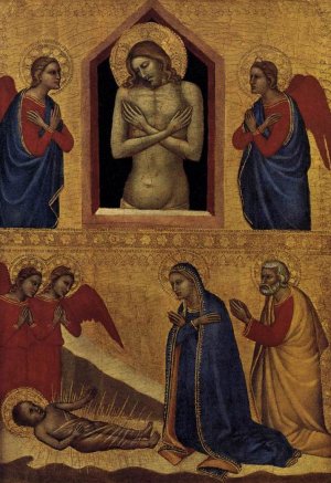 The Dead Christ and the Adoration of the Infant Jesus