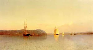 Late Afternoon, Haverstraw Bay by Francis A. Silva Oil Painting