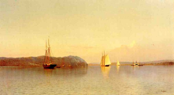 Main Product Photo of Late Afternoon, Haverstraw Bay Painting by Francis A. Silva