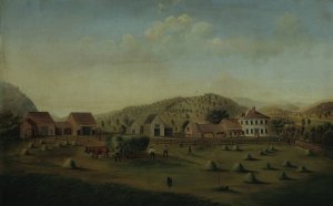 Leete Farm, West Claremont, New Hampshire by Francis Alexander Oil Painting