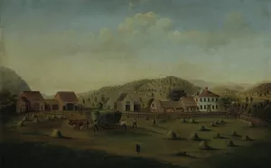 Leete Farm, West Claremont, New Hampshire by Francis Alexander Oil Painting