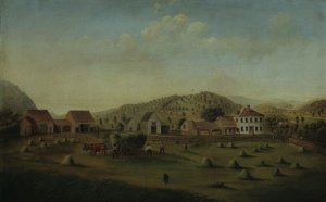 Leete Farm, West Claremont, New Hampshire by Francis Alexander Oil Painting