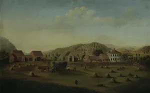 Leete Farm, West Claremont, New Hampshire by Francis Alexander Oil Painting