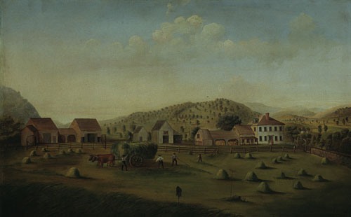 Leete Farm, West Claremont, New Hampshire by Francis Alexander - Hand-Painted Oil Painting Reproduction