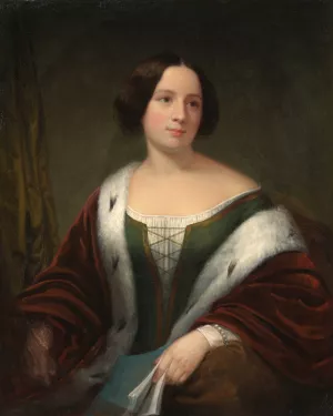 Unidentified Woman by Francis Bicknell Carpenter Oil Painting