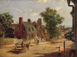 Old Annapolis, Francis Street by Francis Blackwell Mayer Oil Painting