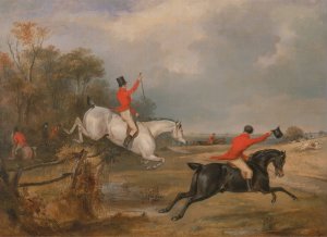 Bachelor's Hall; Breaking Cover by Francis Calcraft Turner Oil Painting