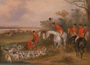 Bachelor's Hall; The Death by Francis Calcraft Turner Oil Painting
