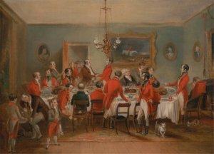 Bachelor's Hall; The Hunt Breakfast by Francis Calcraft Turner Oil Painting