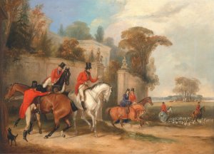 Bachelor's Hall; The Meet by Francis Calcraft Turner Oil Painting