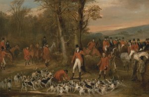 The Berkeley Hunt; The Death by Francis Calcraft Turner Oil Painting