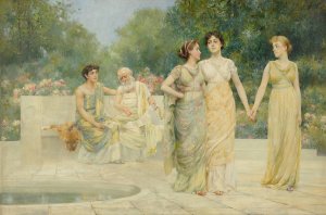 Afternoon Idle by Francis Coates Jones Oil Painting