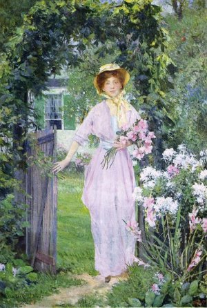 Young Woman in the Garden