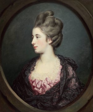 Mrs. Thomas Horne by Francis Cotes Oil Painting