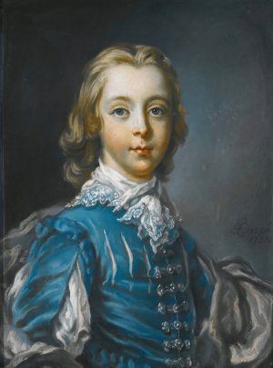 Portrait Of A Boy, Possibly Peter Benet Legh  by Francis Cotes Oil Painting