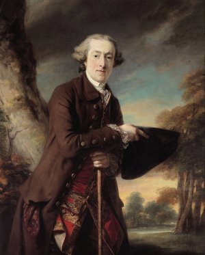 Portrait of Charles Colmore, Esq by Francis Cotes Oil Painting