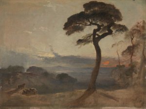 Hampstead Heath, Sunset by Francis Danby Oil Painting