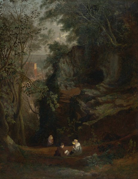 Landscape near Clifton  by Francis Danby - Hand-Painted Oil Painting Reproduction