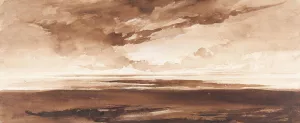 Panorama of the Coast at Sunset by Francis Danby Oil Painting