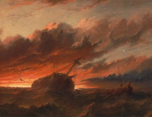 Shipwreck by Francis Danby Oil Painting