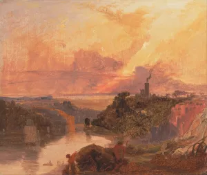 The Avon Gorge at Sunset by Francis Danby Oil Painting