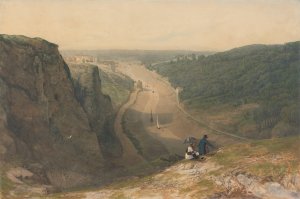 The Avon Gorge, Looking toward Clifton by Francis Danby Oil Painting