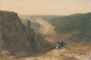 The Avon Gorge, Looking toward Clifton by Francis Danby Oil Painting