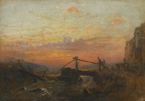 The Broken Bridge by Francis Danby Oil Painting