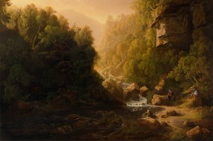 The Mountain Torrent by Francis Danby Oil Painting