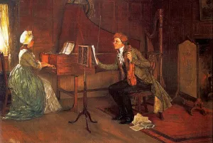 A Difficult Duet painting by Francis Davis Millet