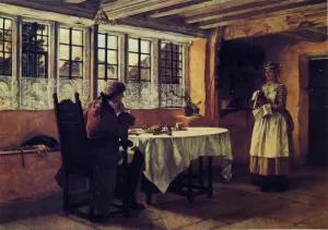 At the Inn painting by Francis Davis Millet