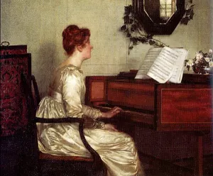 Old Harmonies painting by Francis Davis Millet