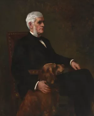 Sidney Dillon by Francis Davis Millet Oil Painting